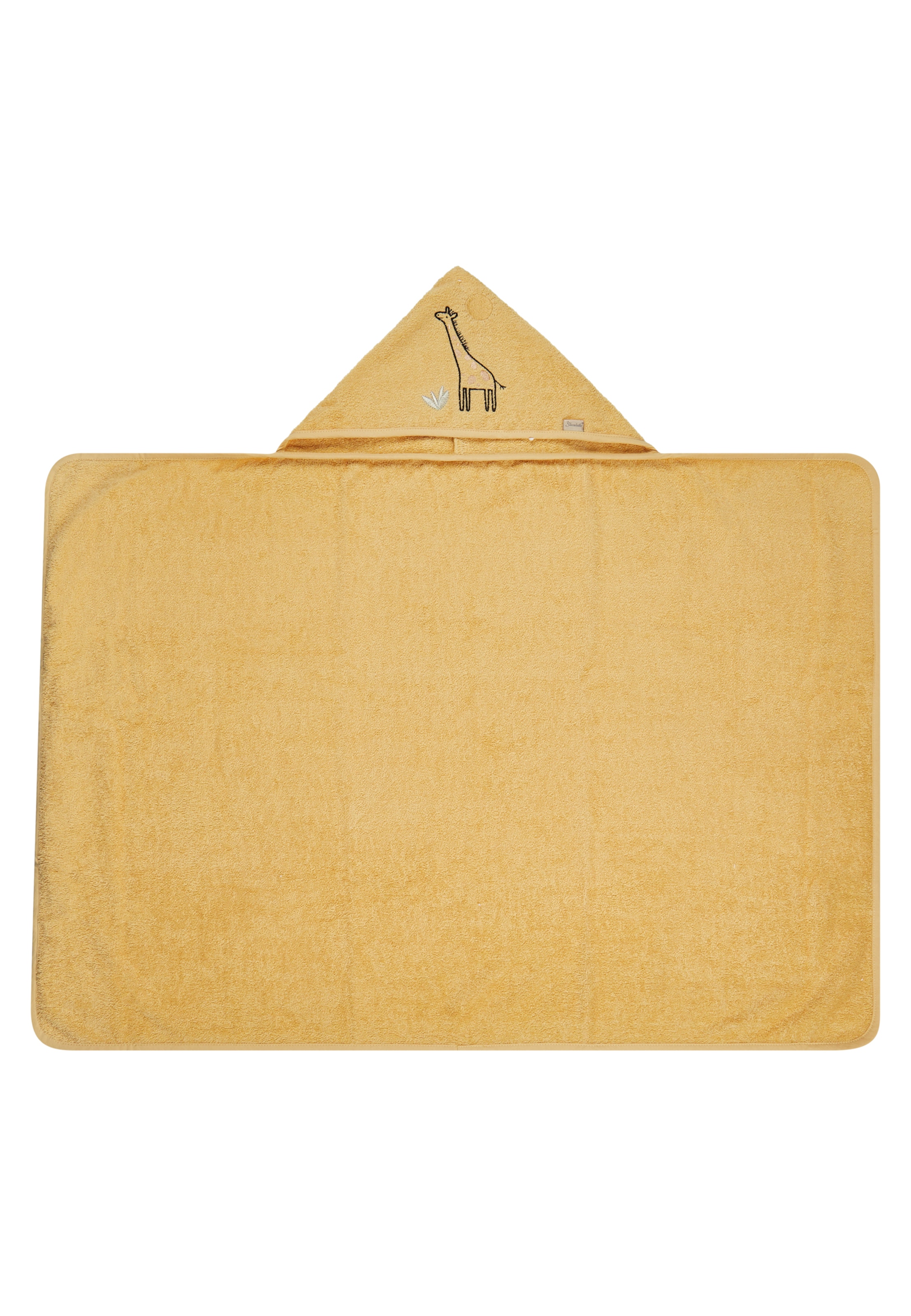 STERNTALER Shower Towel in Yellow: front