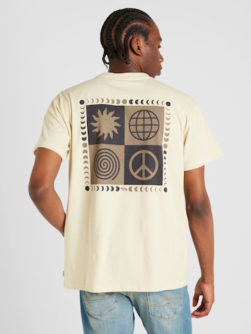 QUIKSILVER Funktionstopp 'PEACE PHASE' i beige: framsida