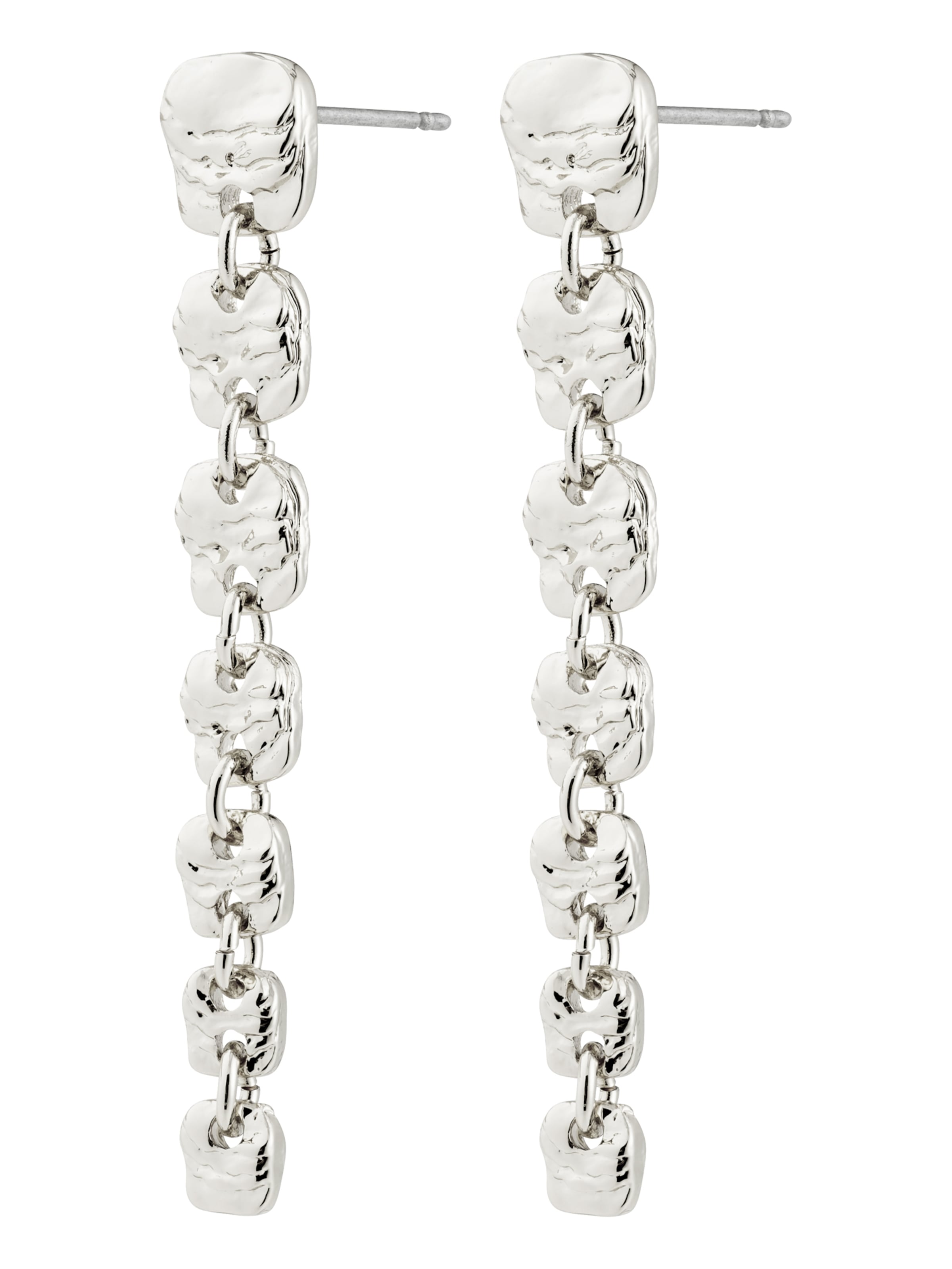 Boucles d'oreilles 'Sense' Pilgrim en argent : devant