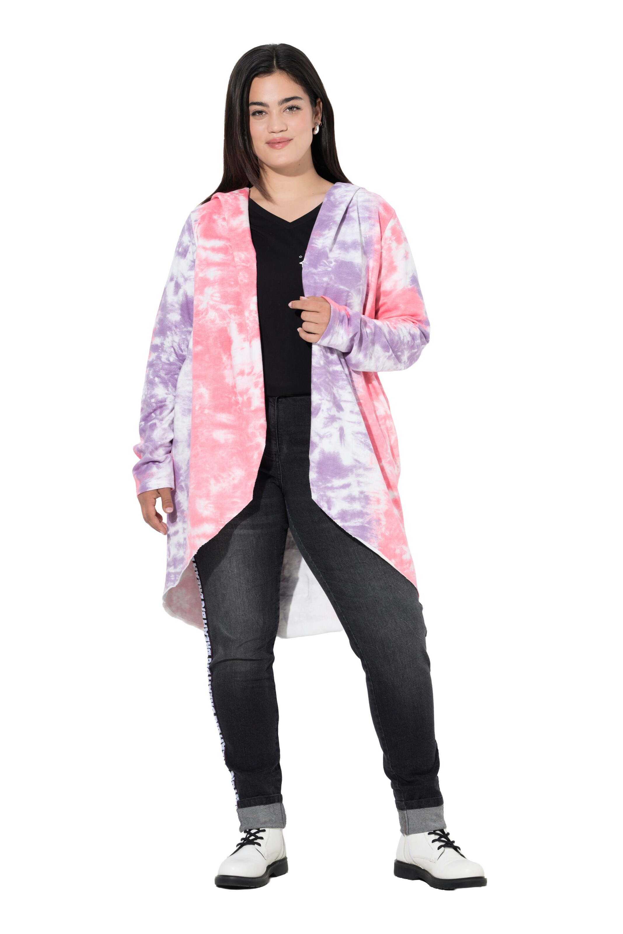 Angel of Style Sweatjacke in Lila: Vorderseite