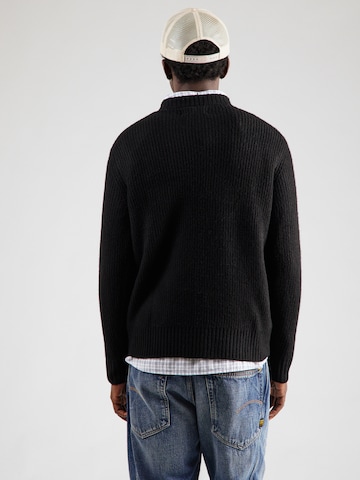 JACK & JONES Sweater 'JORYORK OLLIE' in Black