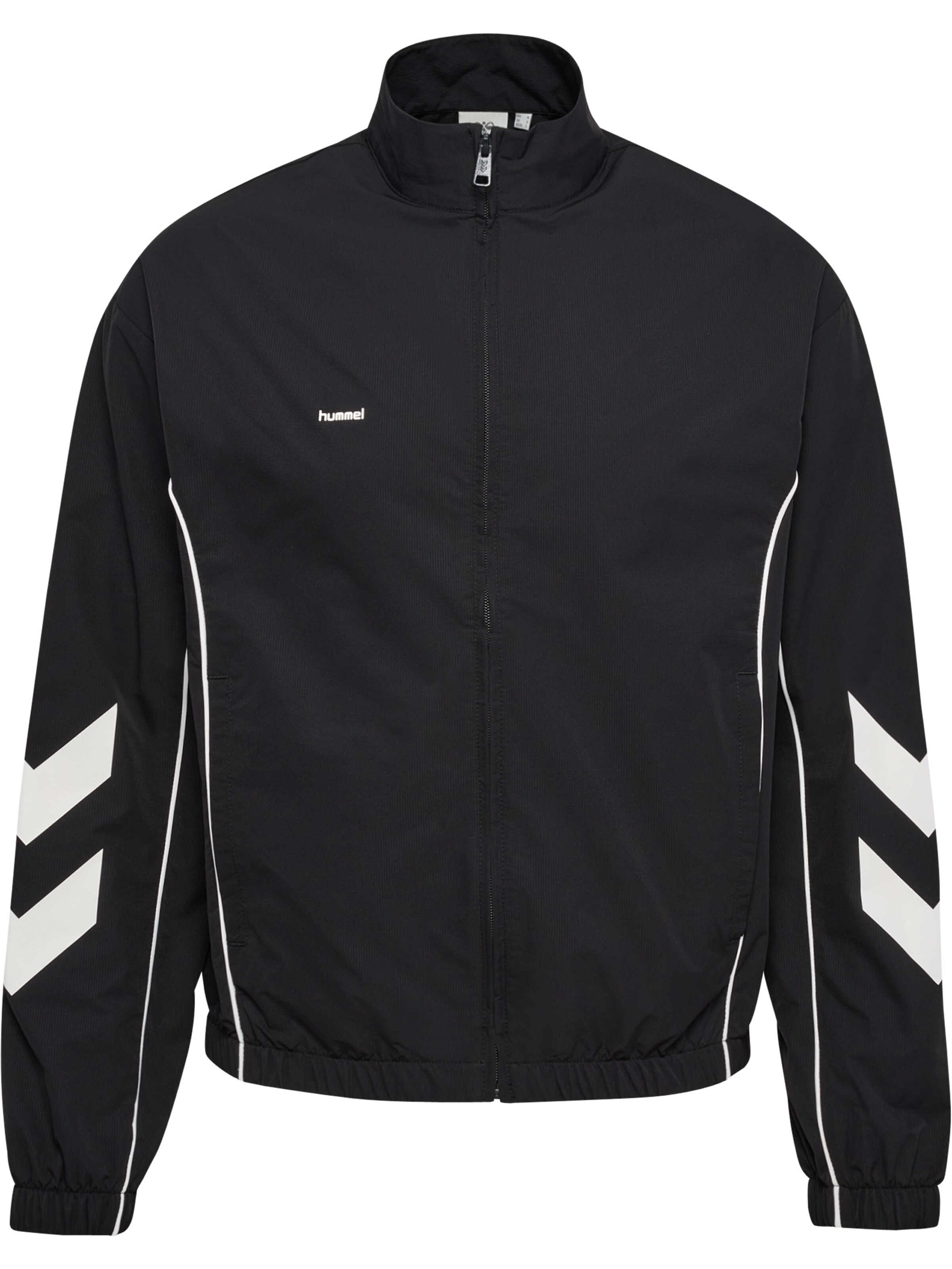 Hummel Sweatvest in Zwart: voorkant