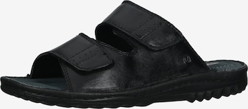 HUSH PUPPIES Mules in Black: front