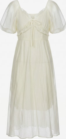 Robe IZIA en beige : devant