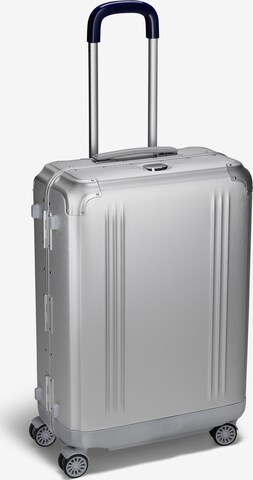 Zero Halliburton Cart in Silver: front