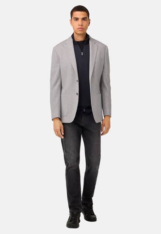 Boggi Milano Regular fit Colbert 'B Jersey' in Grijs