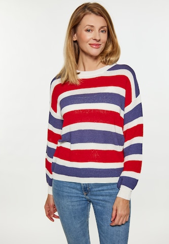 usha BLUE LABEL Sweater in Blue: front