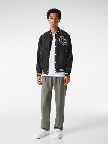 Bershka Between-season jacket in Black