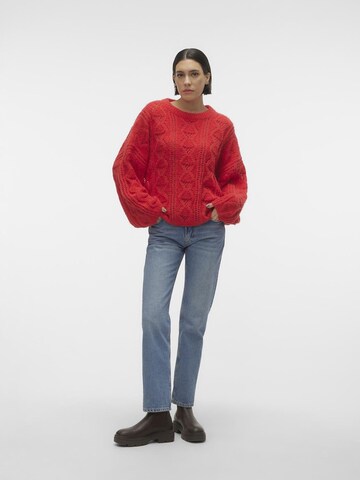 VERO MODA Pullover in Rot