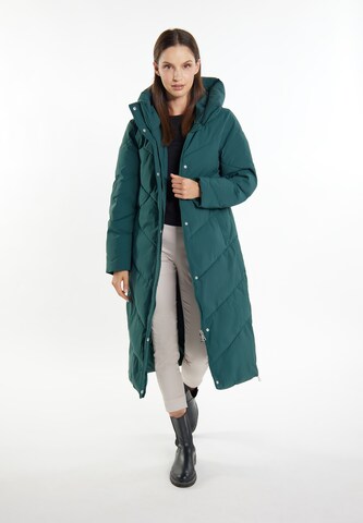 usha WHITE LABEL Winter Coat 'Teylon' in Green