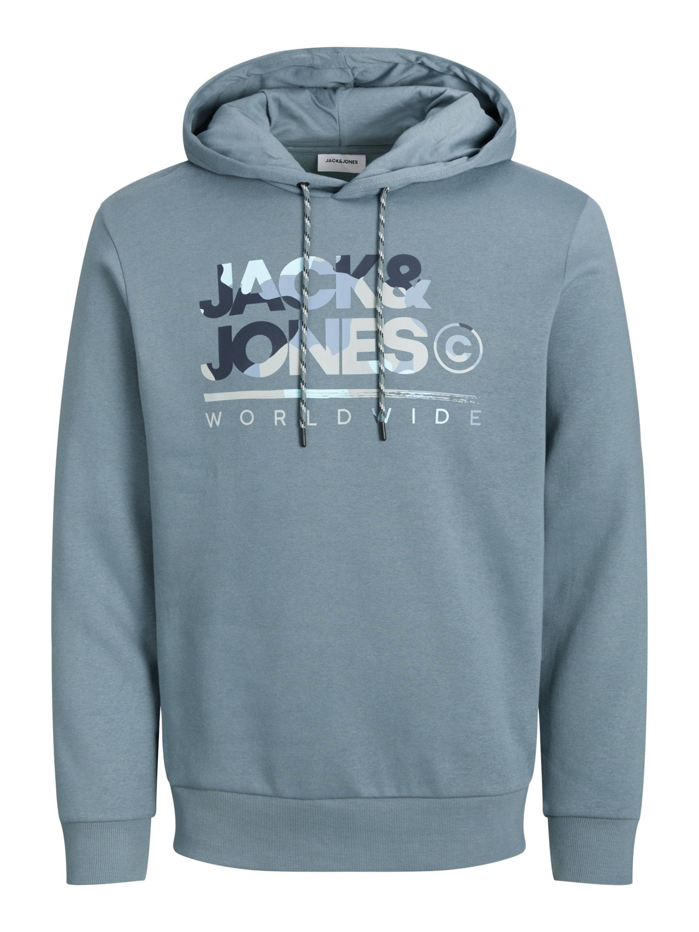 JACK & JONES Sweatshirt 'JWHLUKE' in Blau: Vorderseite