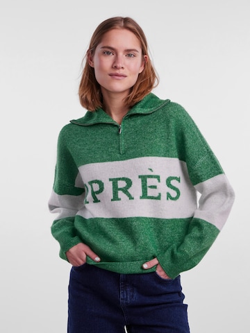 PIECES - Pullover 'Jordan' em verde: frente