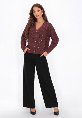 faina - Casaco de malha em vermelho