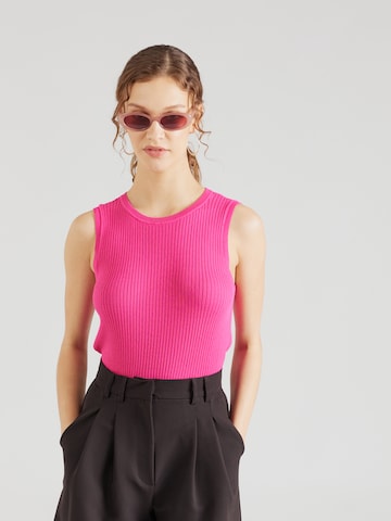 VILA Knitted Top 'ISLA' in Pink: front