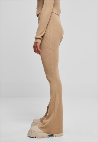 Urban Classics Flared Hose in Beige