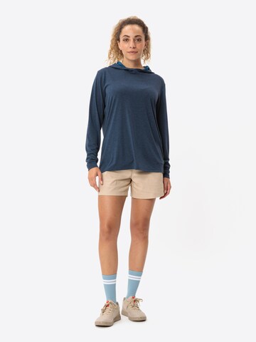 VAUDE Sweatshirt 'Mineo LS HO' in Blauw