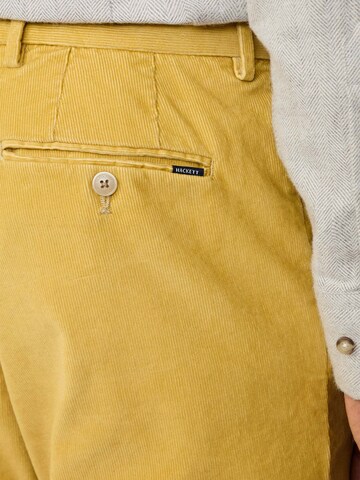 Coupe slim Pantalon chino 'Kensington' Hackett London en jaune
