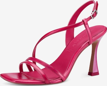 TAMARIS Strap Sandals in Pink: front