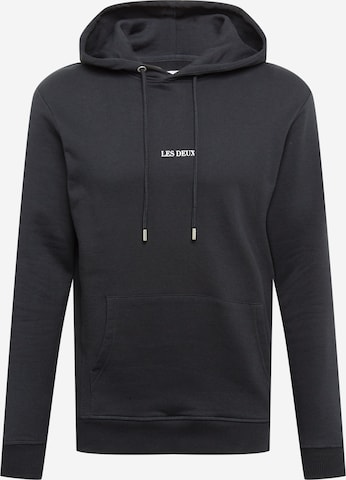 Les Deux Sweatshirt 'Lens' in Black: front