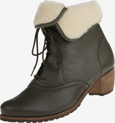 Natural Feet Stiefelette 'Ista' in grün, Produktansicht