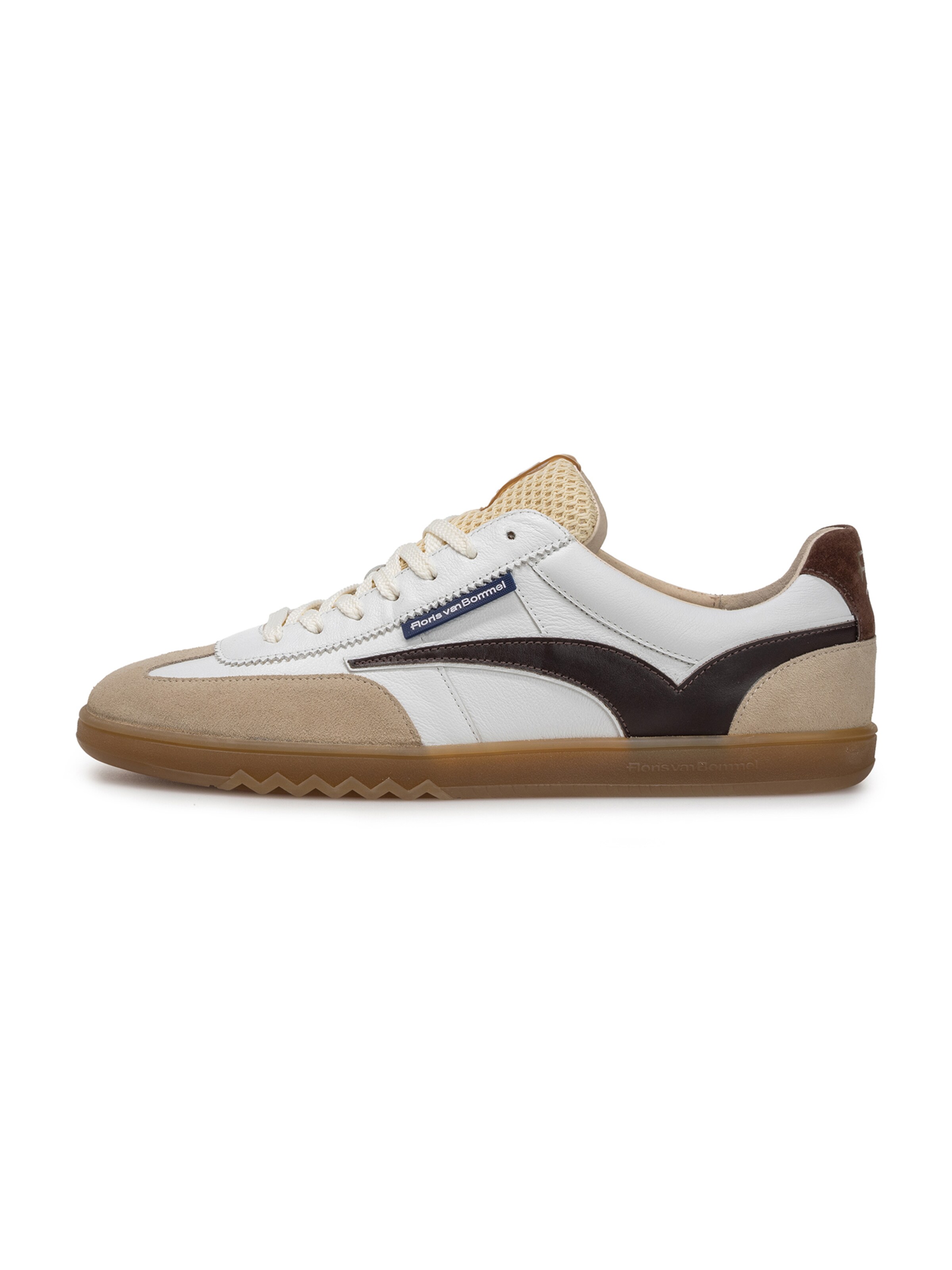 Sneaker bassa 'De Zaler 01' di Floris van Bommel in marrone: frontale