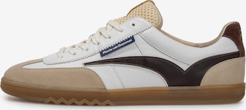 Sneaker bassa 'De Zaler 01' di Floris van Bommel in marrone: frontale