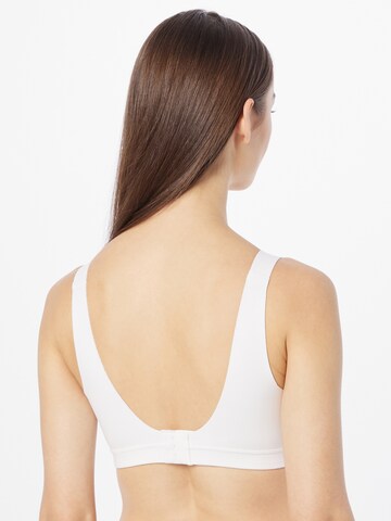 NIKE - Soutien Bustier Soutien de desporto 'Alpha' em branco