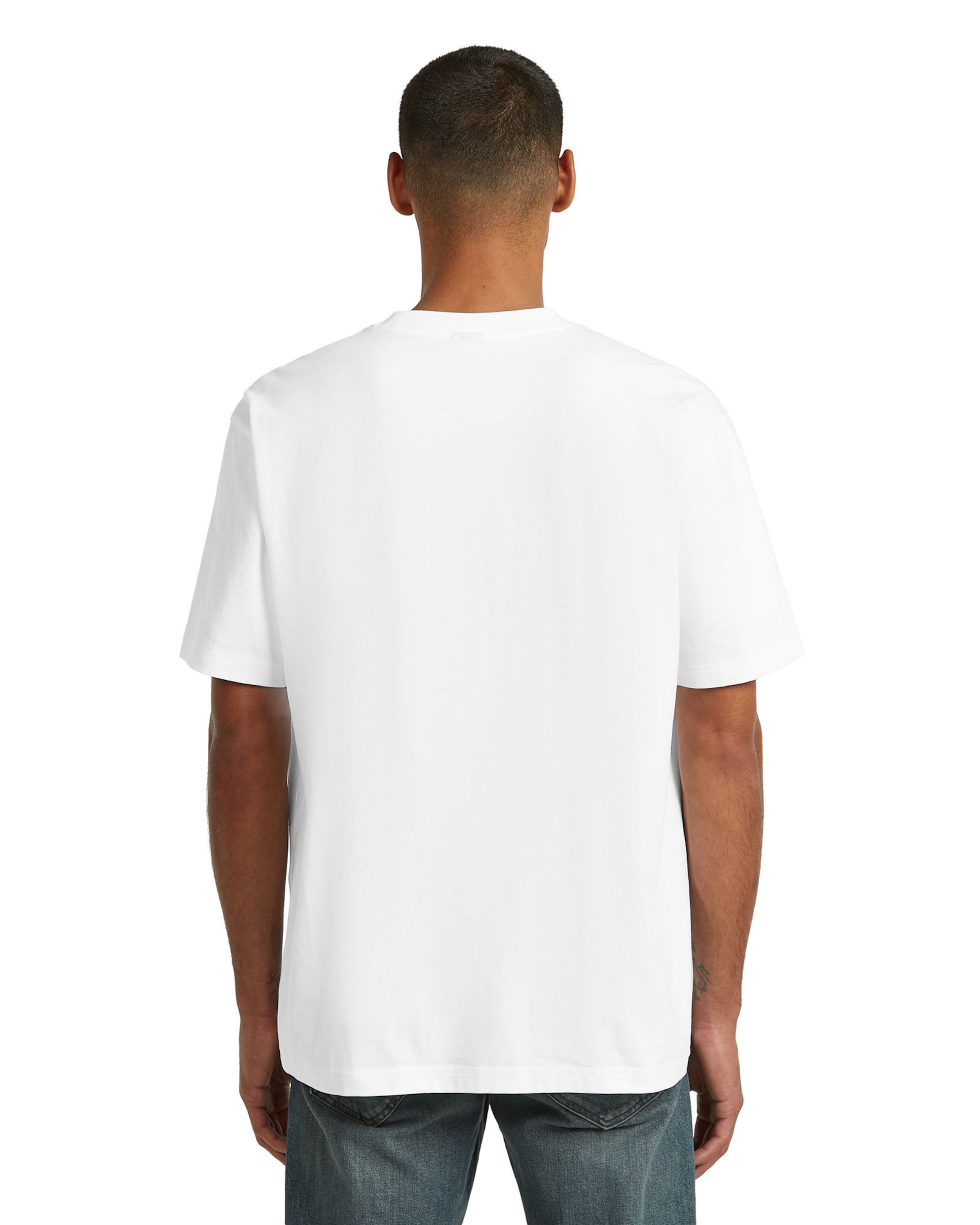 G-STAR Shirt ' ' in Wit: voorkant