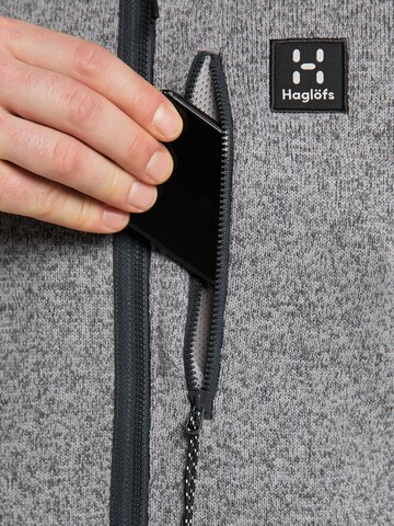 Haglöfs Athletic Fleece Jacket 'Risberg' in Grey