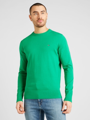 TOMMY HILFIGER Sweater '1985 Collection' in Green: front