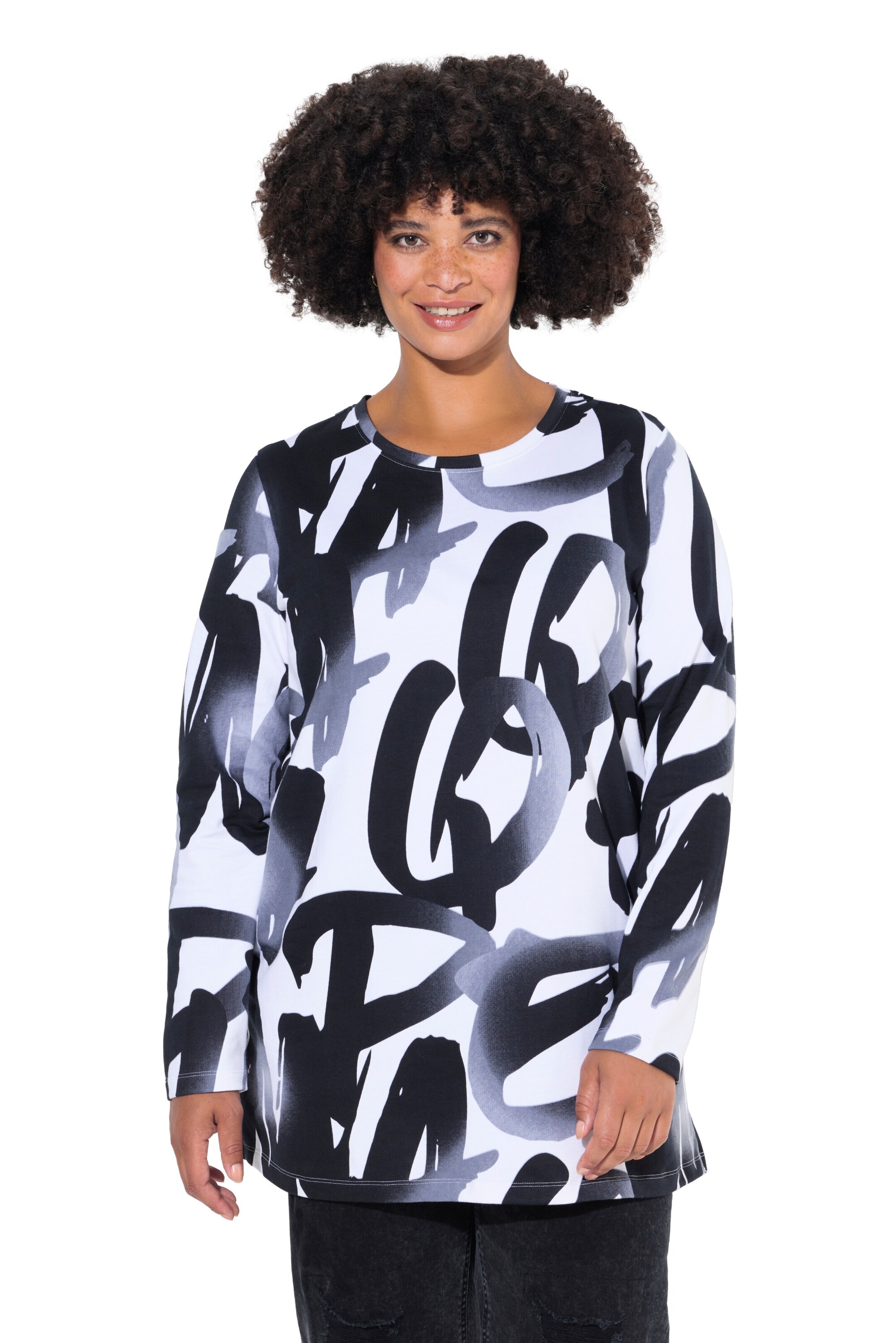 Sweat-shirt Angel of Style en blanc : devant