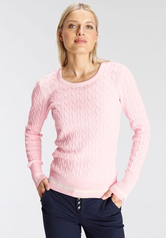 DELMAO Pullover in Pink: Vorderseite