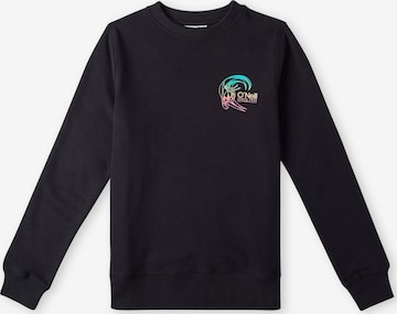 Sweat-shirt 'Circle Surfer Crew' O'NEILL en noir : devant