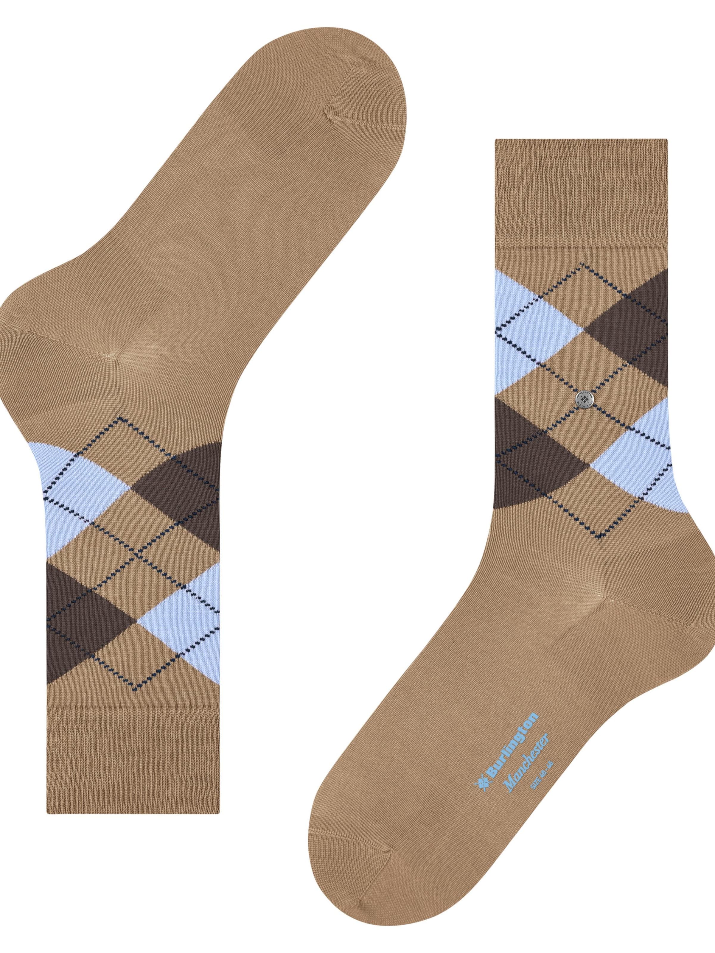 BURLINGTON Socks 'Manchester' in Beige