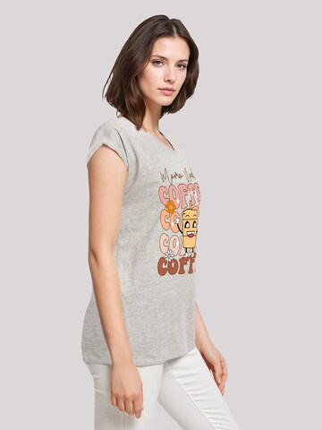 T-shirt 'Mothers Day Coffee Lover Mom Caffeine Addiction Coffee Cup' F4NT4STIC en gris