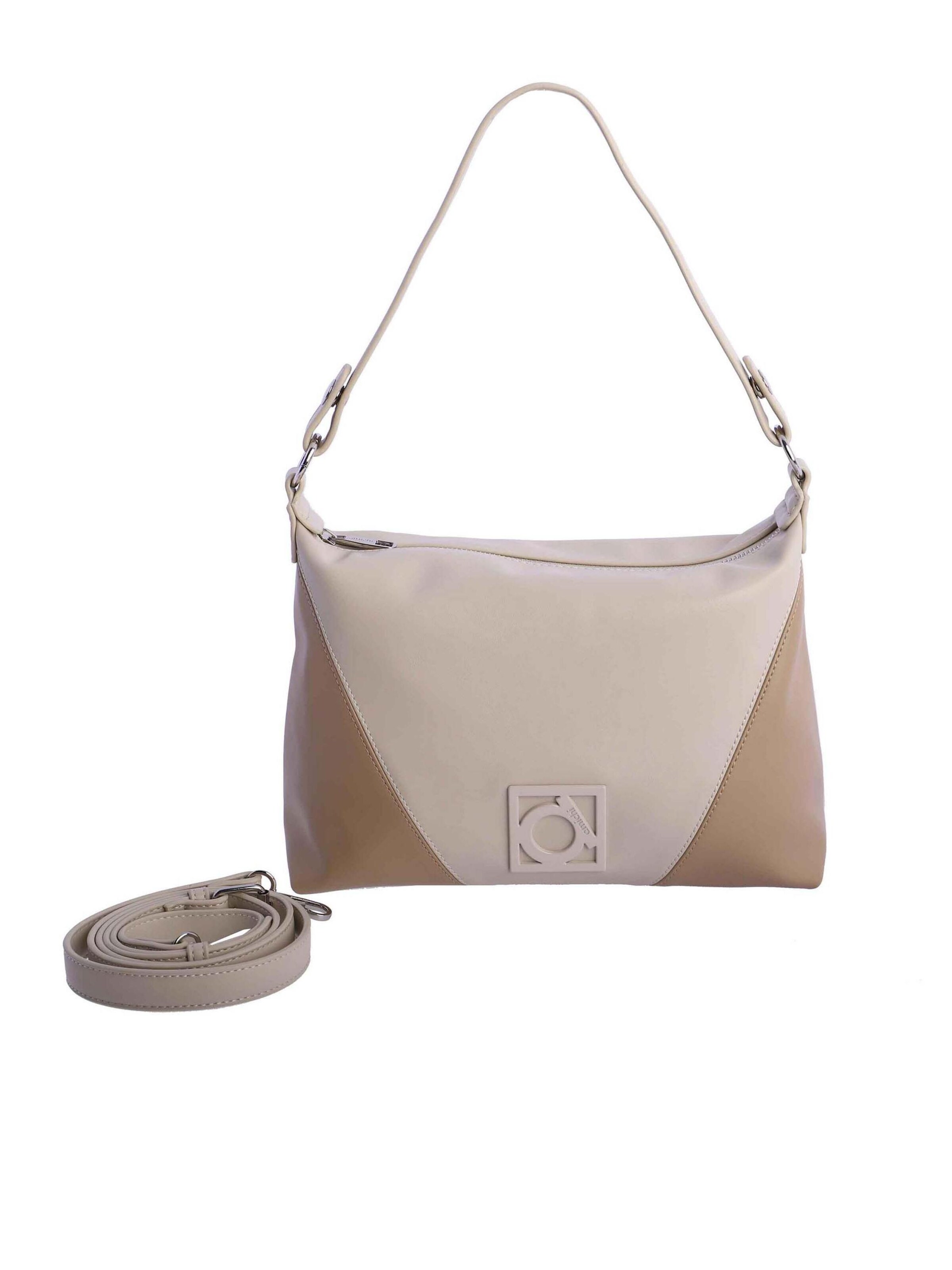 Amichi - Bolso de hombro 'Bora' en blanco: frente