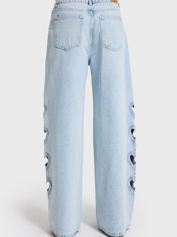 IT'S BASIC Baggy Jeans 'SUPER BAGGY LOW RISE JEANS' in Blue