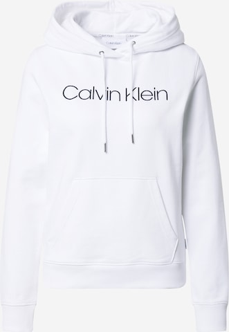 Calvin Klein Sweatshirt in White: front