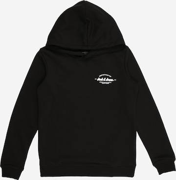 Felpa 'JJBRANDON' di Jack & Jones Junior in nero: frontale