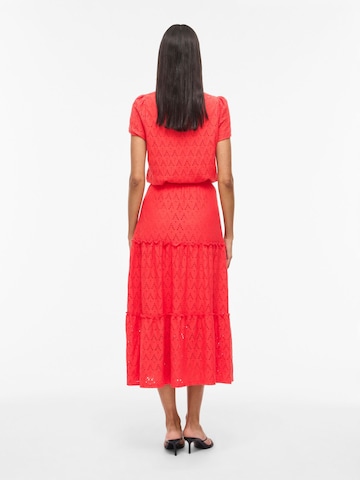 VILA Rok 'VIAmalina' in Rood