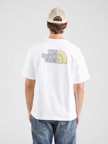 T-Shirt THE NORTH FACE en blanc : devant
