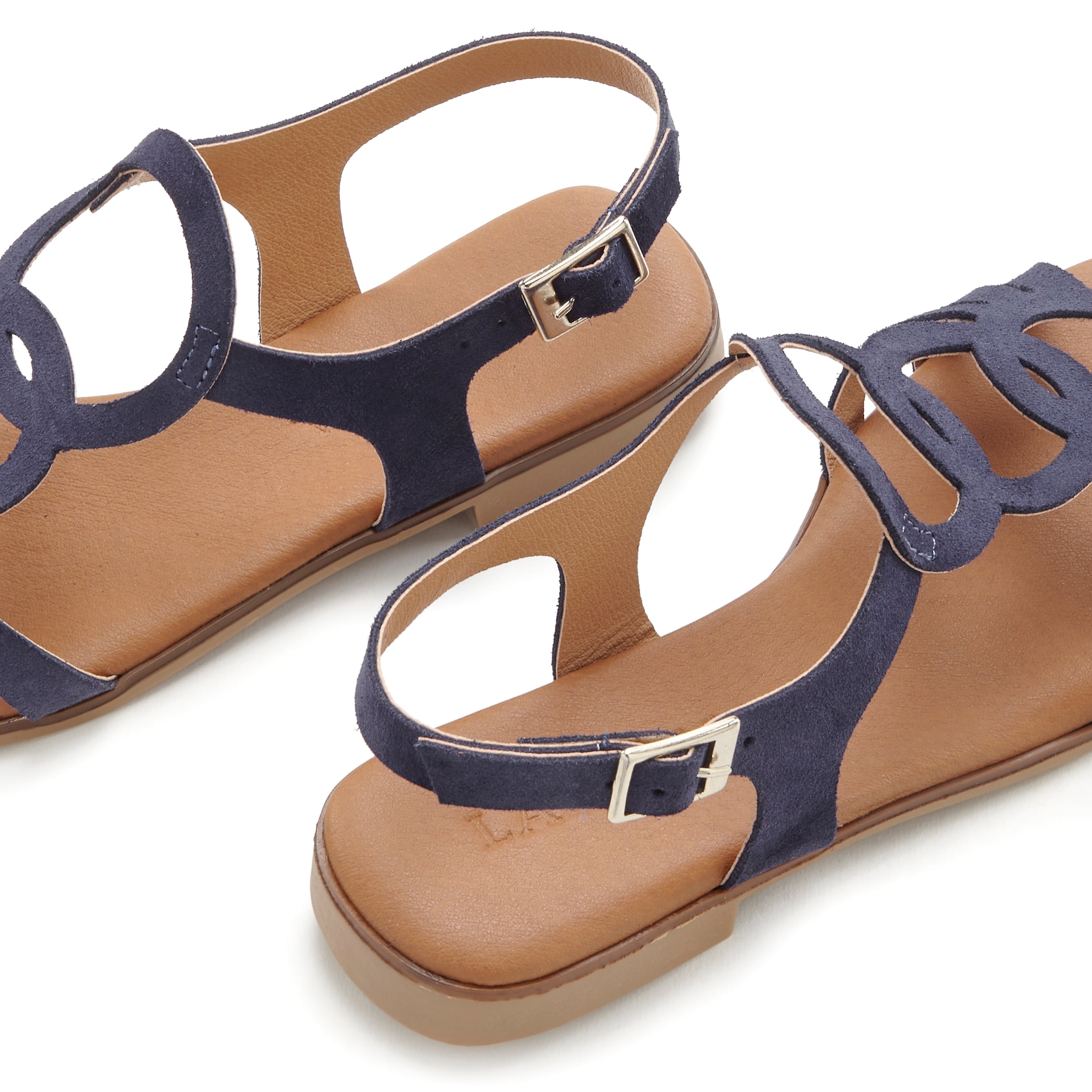 LASCANA Босоножки с ремешком в Синий