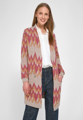 Peter Hahn Knit Cardigan in Pink: front