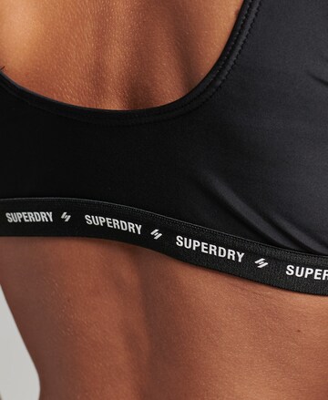 Bustier Hauts de bikini Superdry en noir