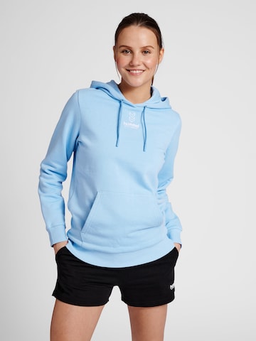 Hummel Athletic Sweatshirt in Blue: front