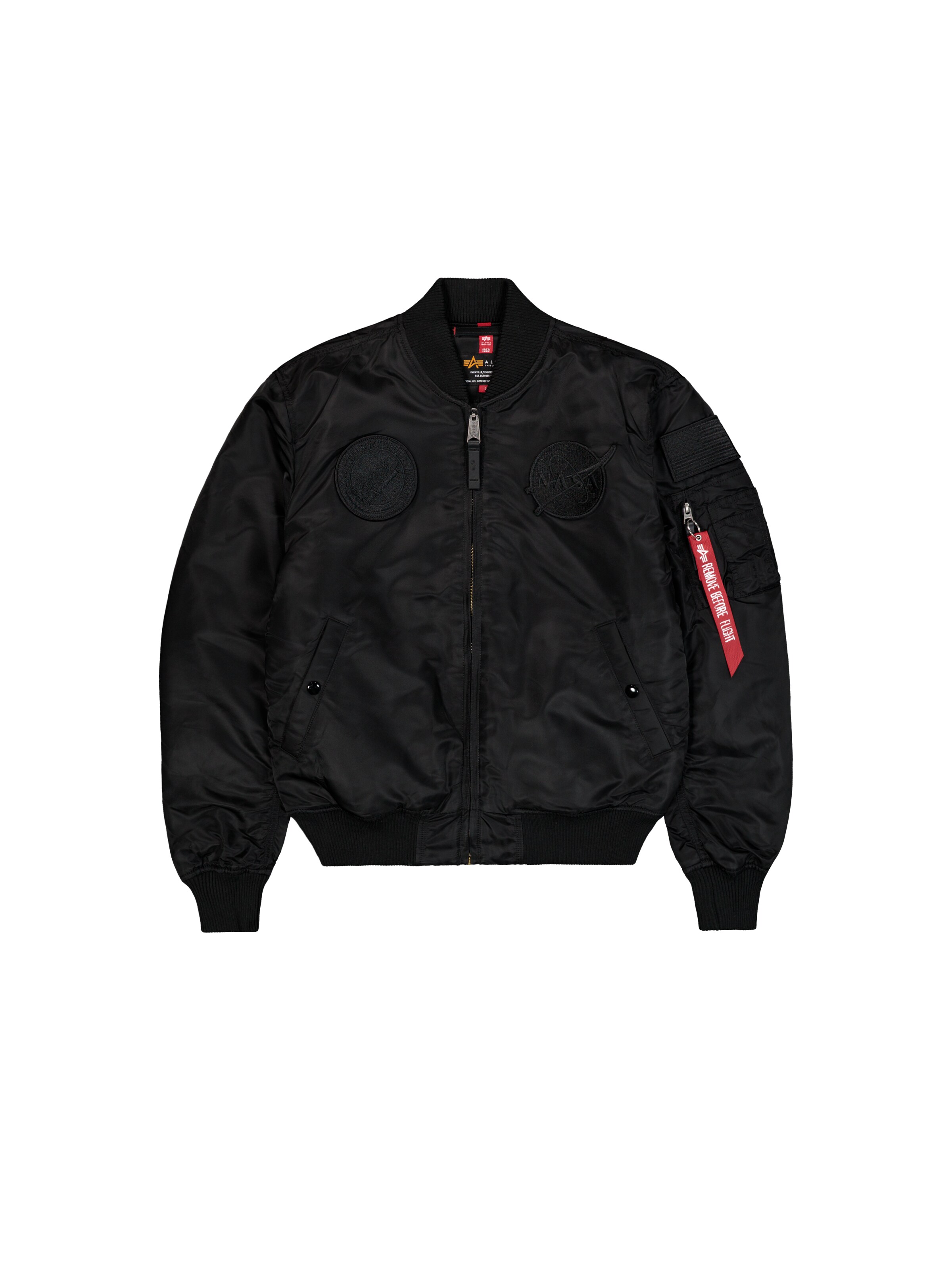 ALPHA INDUSTRIES Between-Season Jacket 'MA-1 VF NASA' in Black, Item view