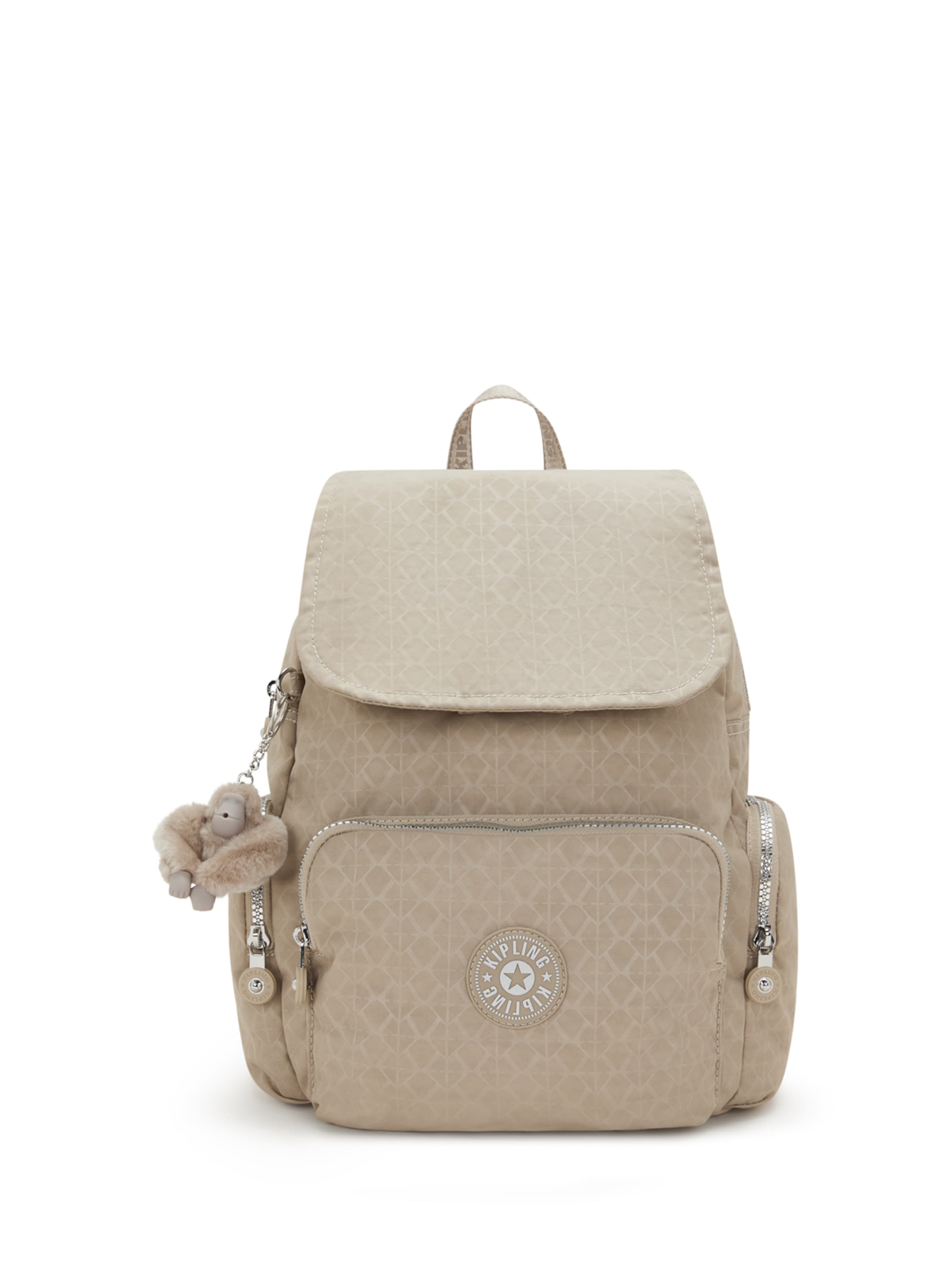 Sac à dos 'City' KIPLING en beige : devant