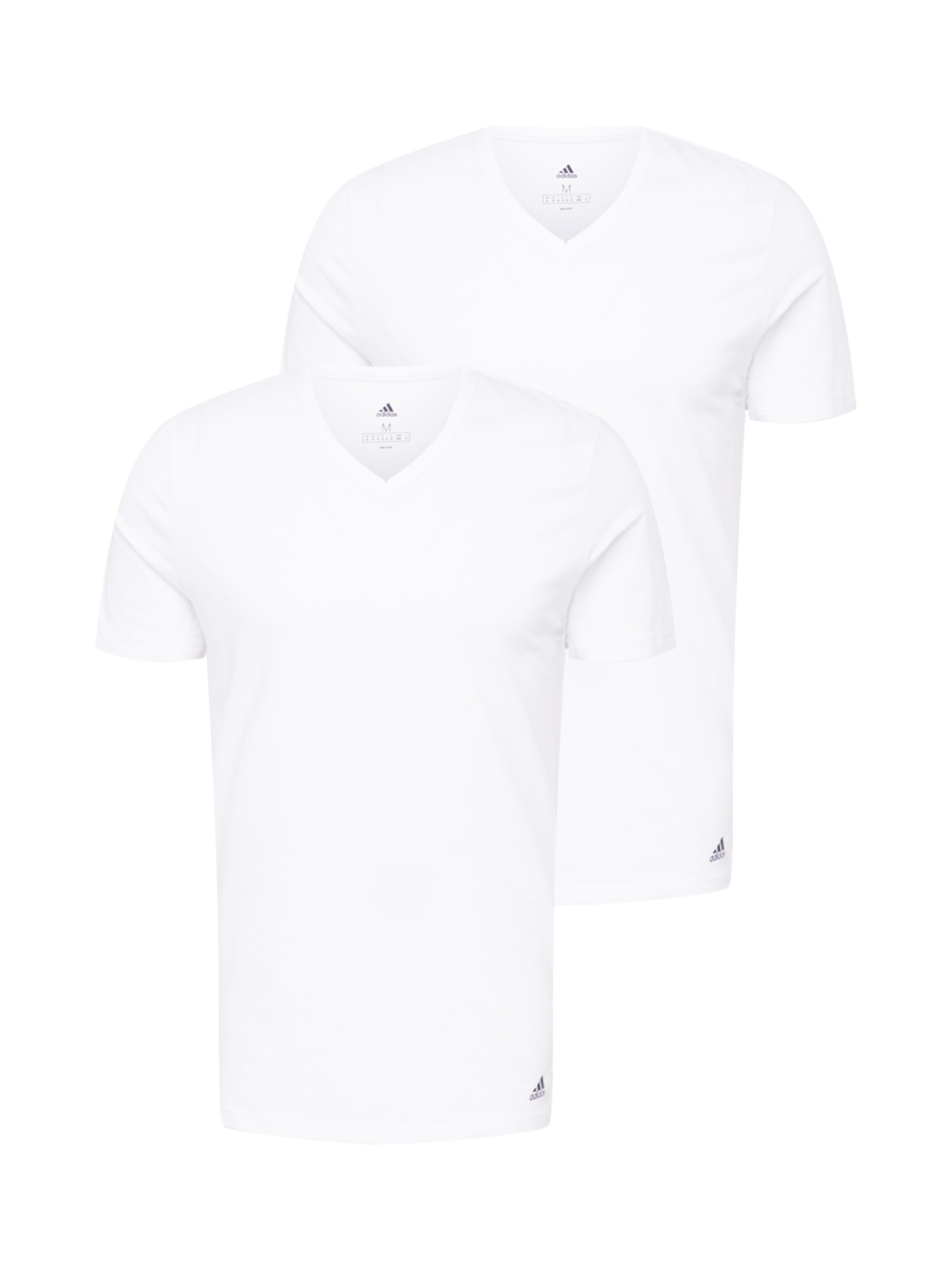 ADIDAS SPORTSWEAR - Camiseta funcional en blanco: frente