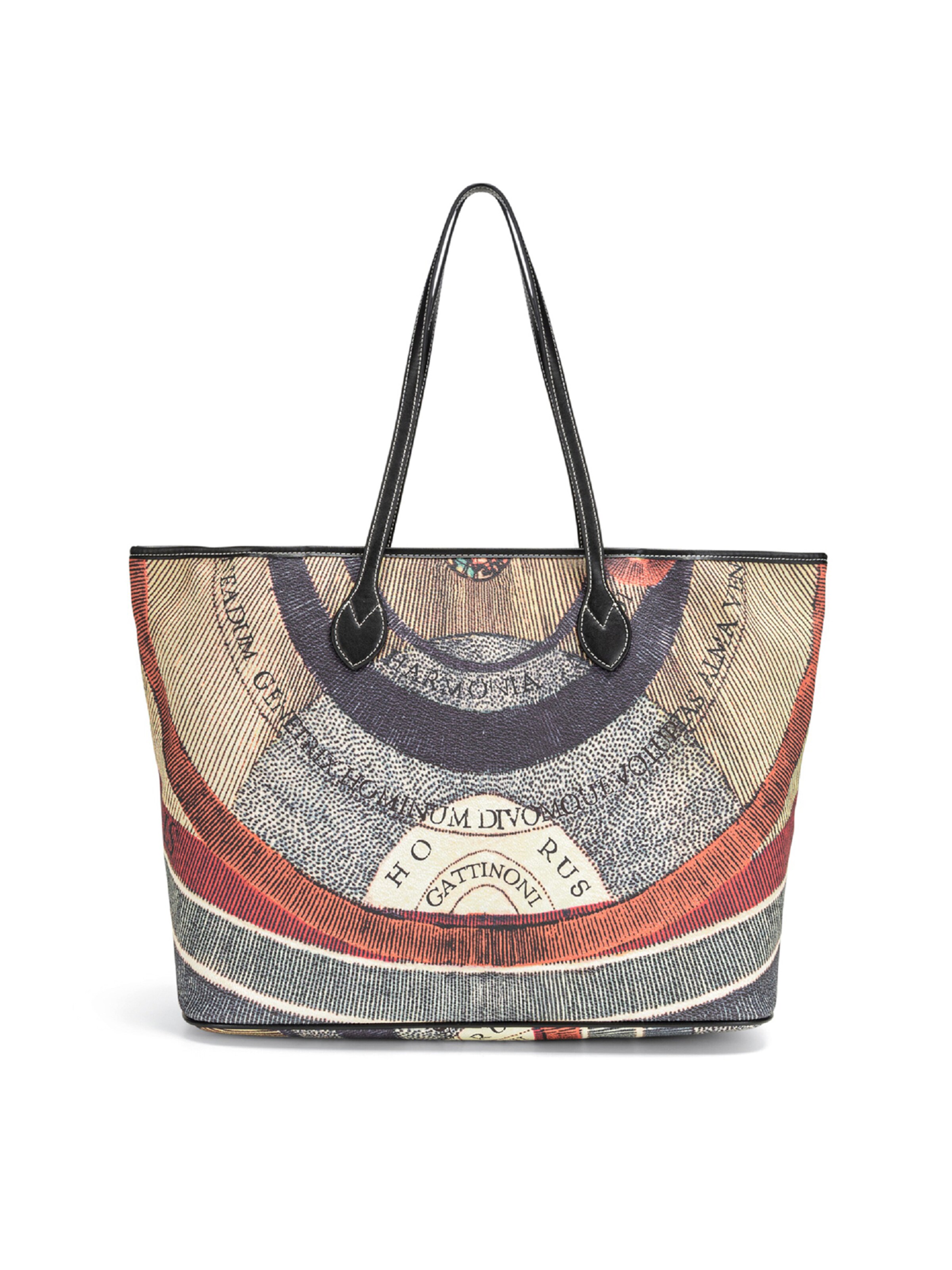 Cabas Gattinoni en mélange de couleurs
