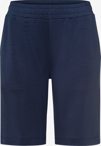 Pantalon de pyjama Hanro en bleu : devant